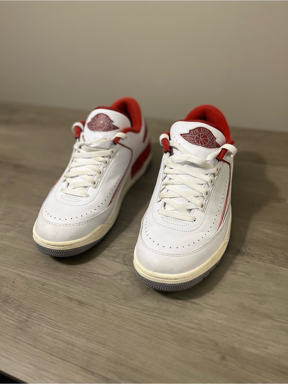 Air Jordan 2/3 "White Varsity Red" Sneakers